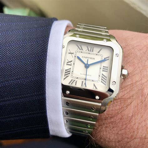 cartier santos de cartier review|cartier santos wrist review.